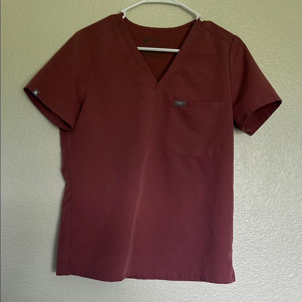 Mauve scrub top